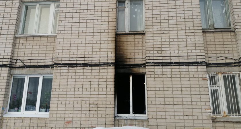 В Чебоксарах вновь загорелось общежитие, и пострадали люди