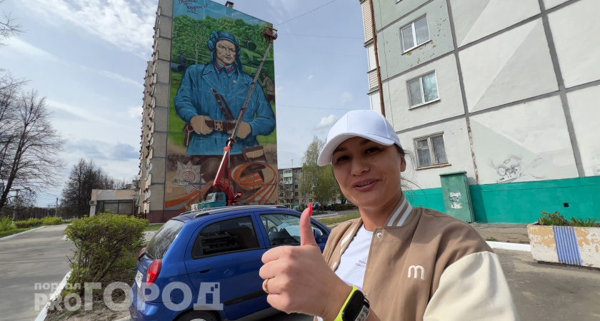 В Новочебоксарске рисуют 30-метровый портрет в честь героя: "Это очень круто!"