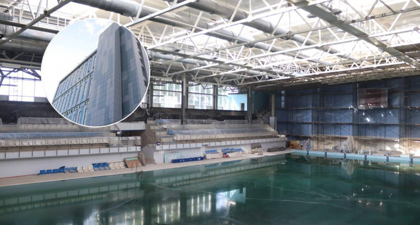 Реконструкция спорткомплекса в Новочебоксарске подходит к концу