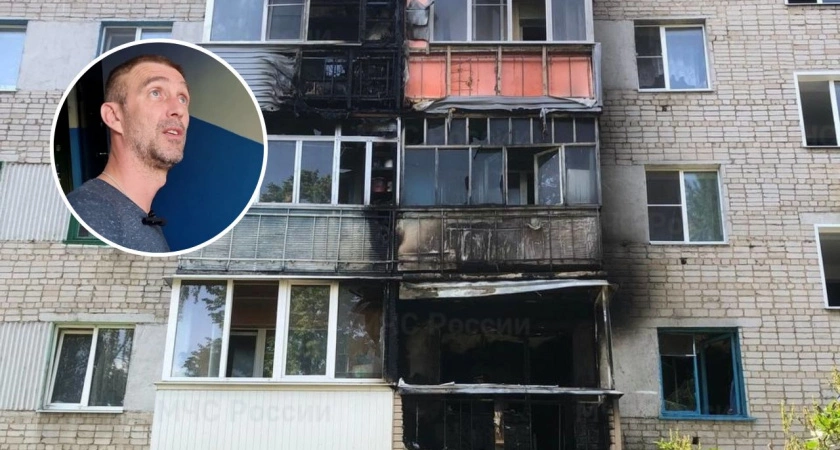Фото к статье: Чебоксарец рассказал о спасении детей из горящей квартиры