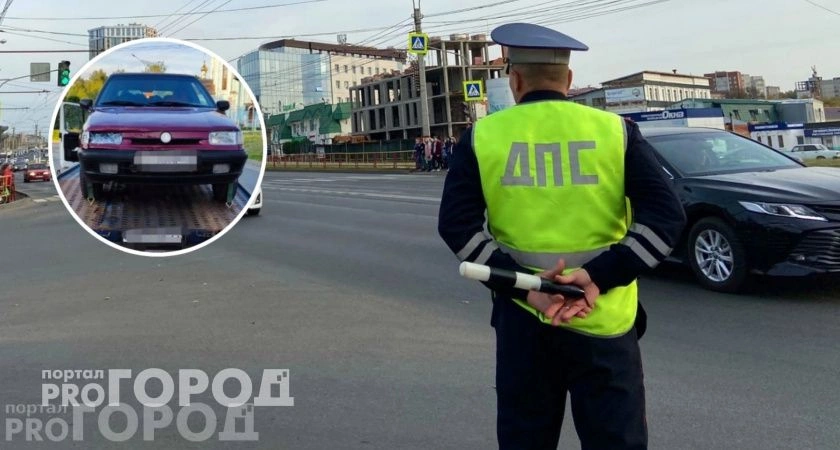 Фото к статье: В Чебоксарах поймали 26-летнего пьяного водителя без прав