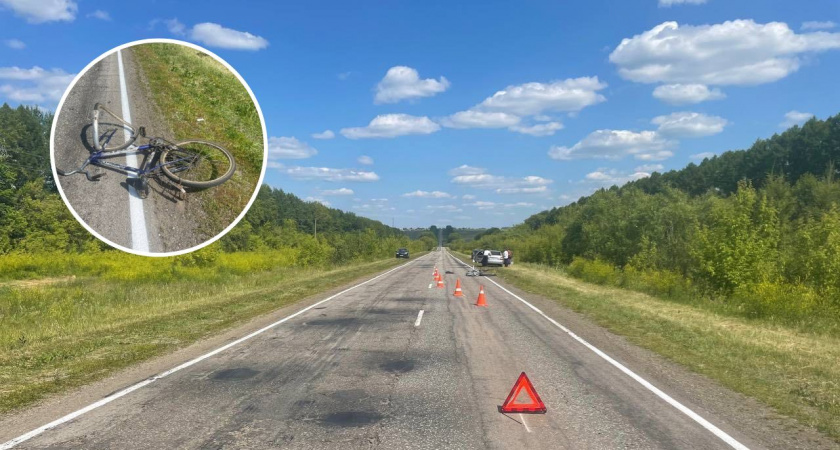 В Канашском районе иномарка насмерть задавила велосипедиста