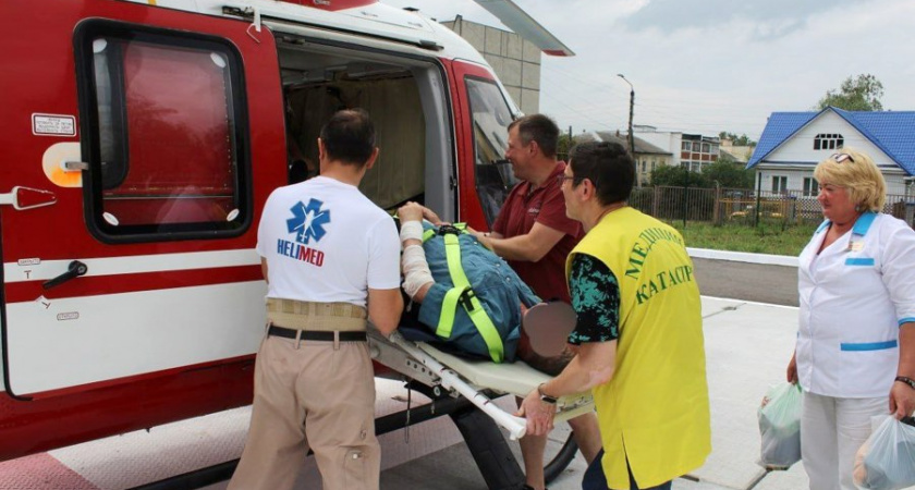 Жителя Красночетайского района на вертолете экстренно отправили в чебоксарскую больницу
