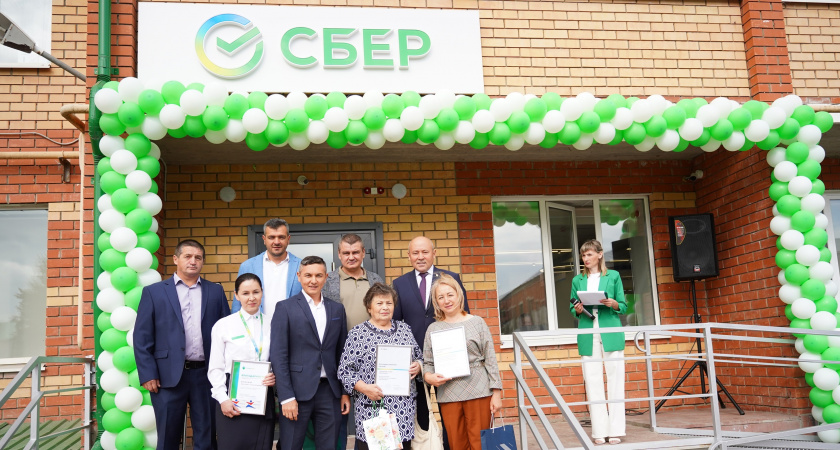 Первый районный офис Сбера нового поколения открылся в Батырево