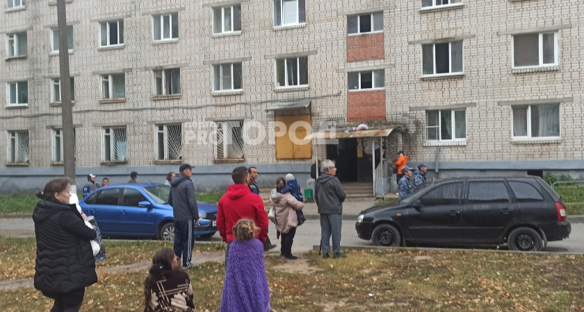 Появились видео последствий утреннего пожара в чебоксарской пятиэтажке