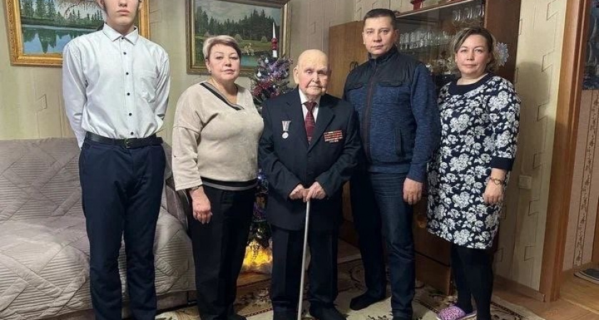Участник Курской битвы из Канаша отметил 100-летний юбилей