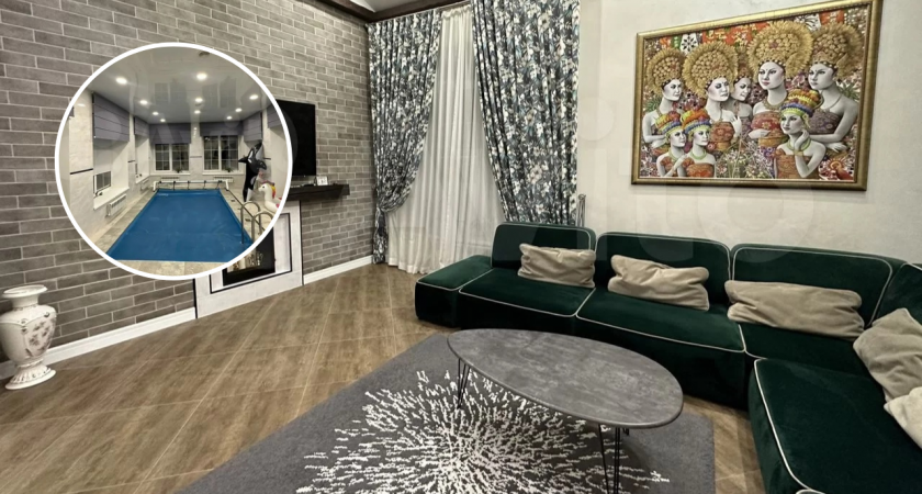 Бассейн в доме, баня и спа: как выглядит коттедж в поселке Тихая Слобода за 75 миллионов рублей