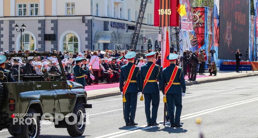 Погода внесла коррективы в празднование Дня Победы в Чебоксарах