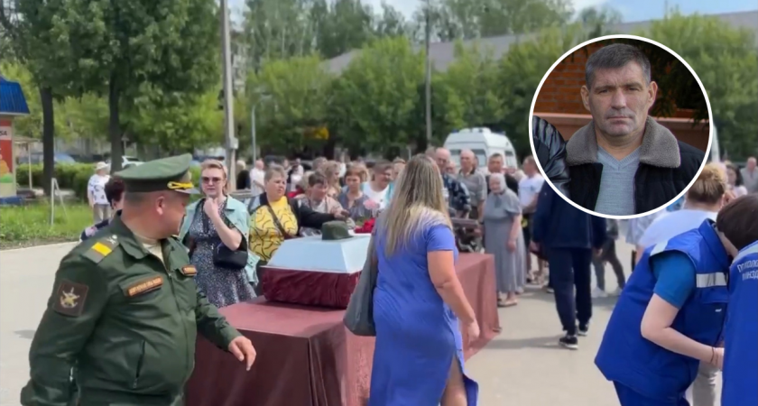 В Шумерле простились с героически погибшим бойцом спецоперации: "Проявил мужество и отвагу"