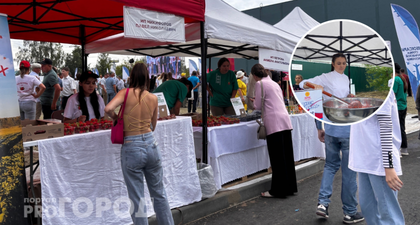 Варенье варили тазами, а клубнику продавали тоннами: в Чувашии во второй раз провели ягодный фестиваль 