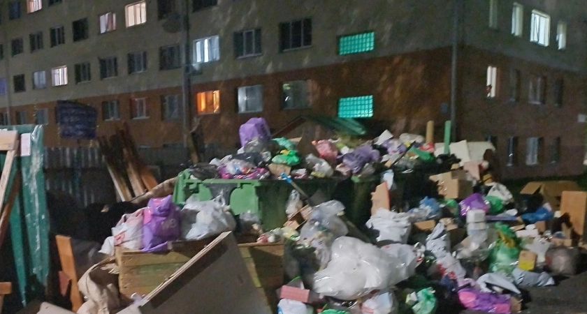 Фото к статье: В Чувашии расторгнут контракт с компанией, которая утопила Чебоксары в мусоре