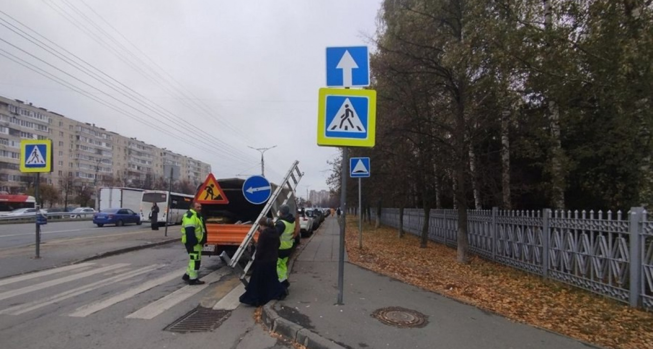 В Чебоксарах на участке дороги в Новоюжном районе ввели одностороннее движение