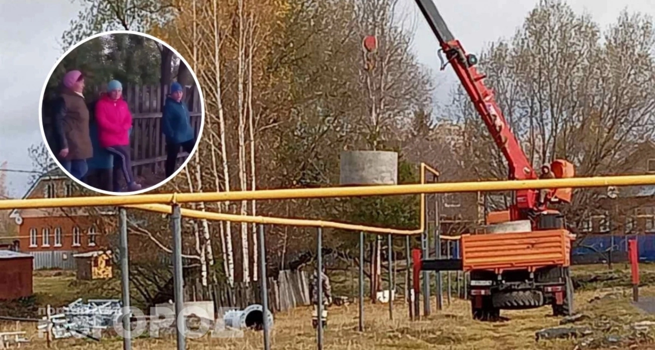 Фото к статье: Спустя месяц бунта в чувашской деревне остановили строительство сотовой вышки: "Мы вели круглосуточную охрану"