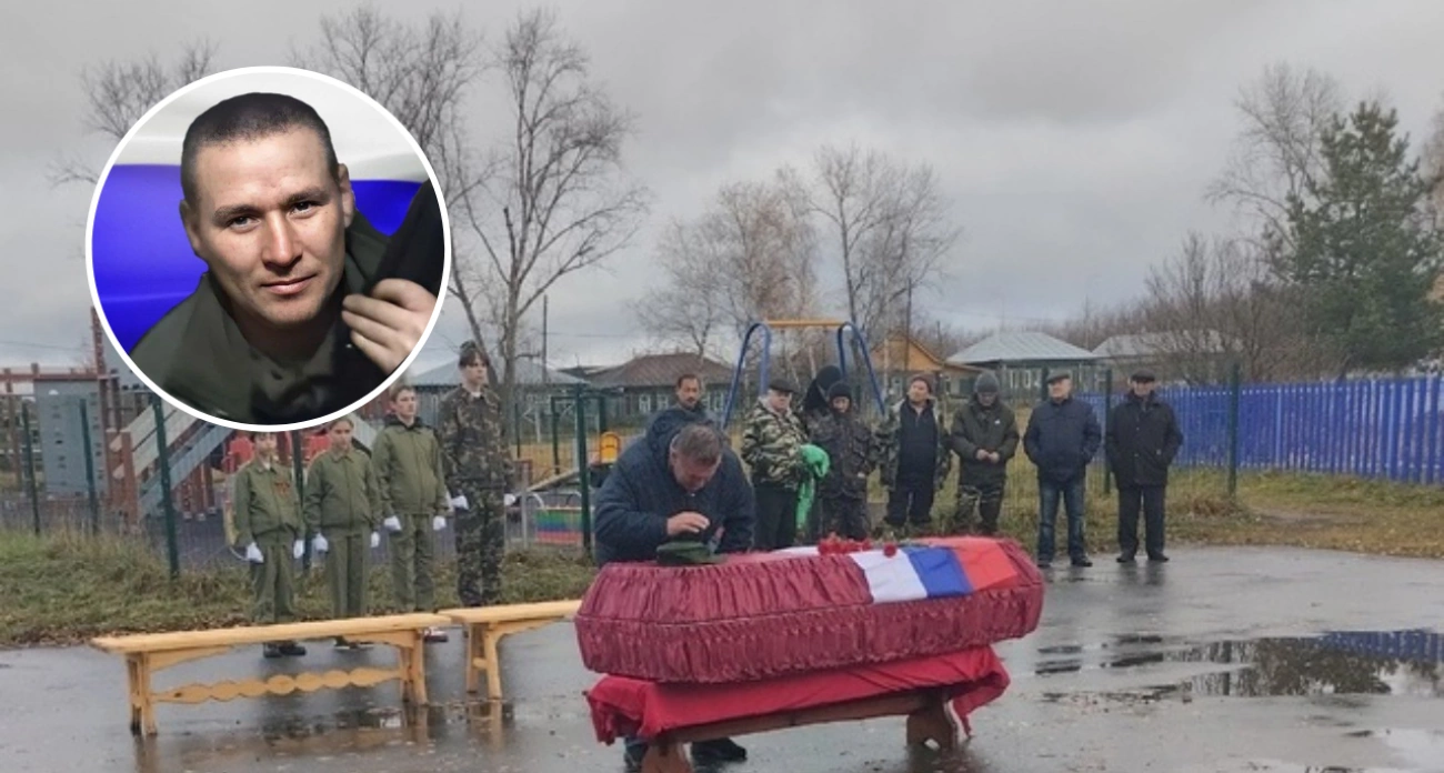 Фото к статье: Жители Порецкого района простились с погибшим в зоне СВО земляком: выполнял боевое задание