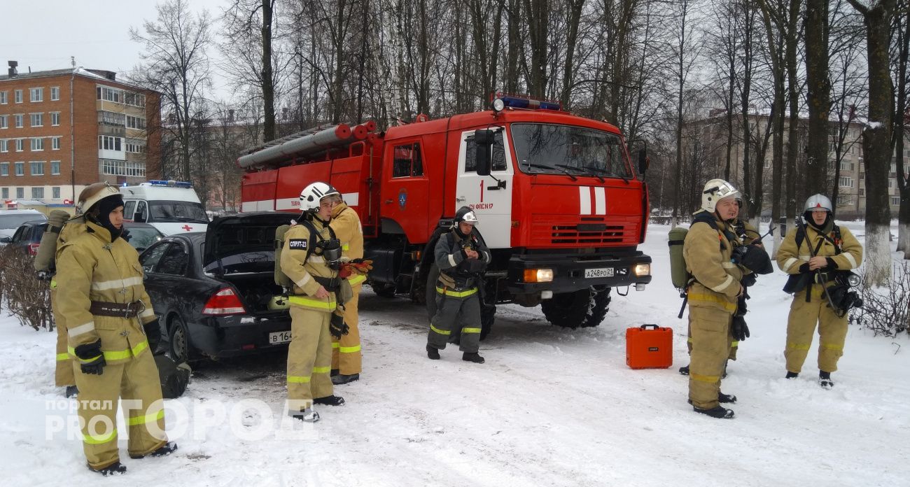 В трехкомнатной квартире Новочебоксарска случился пожар