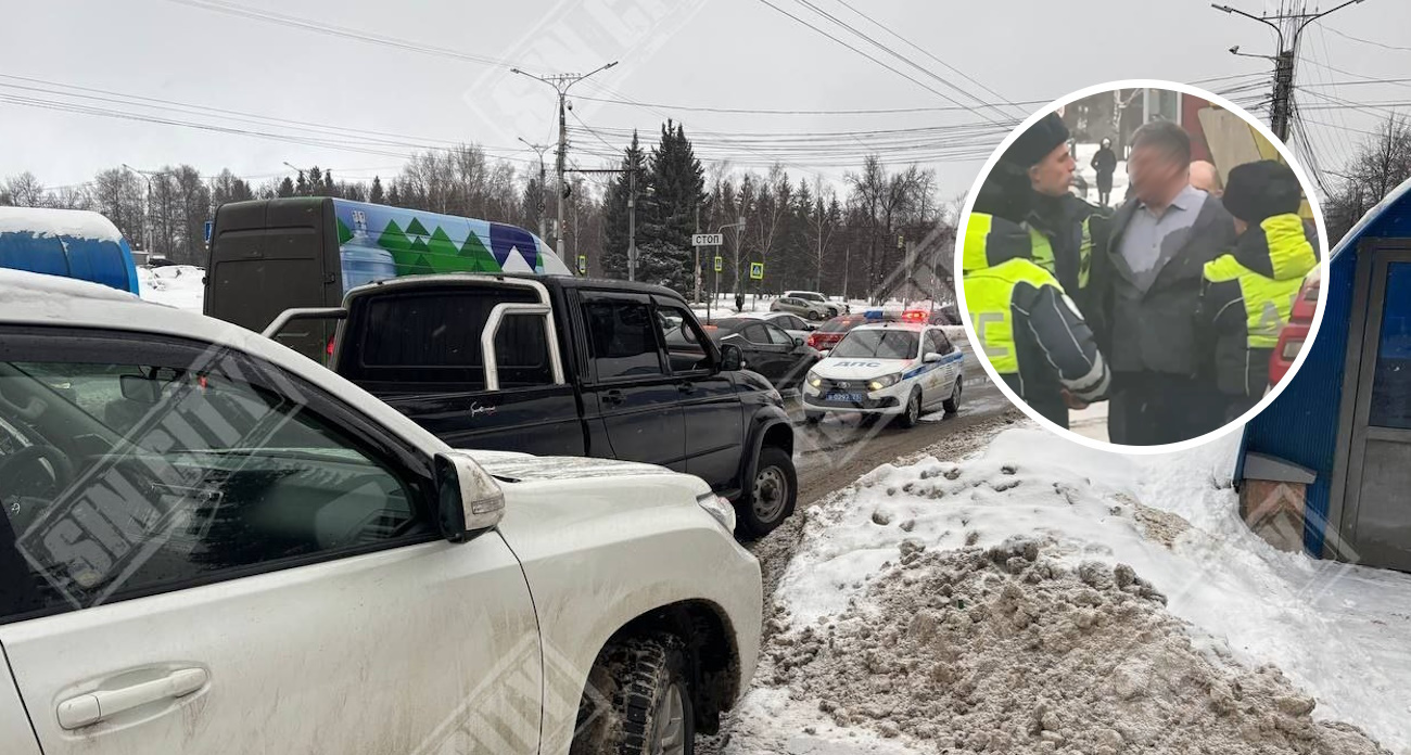 В Чебоксарах пьяный водитель "Тойоты" устроил погоню: нарушителя уложили лицом в снежную кашу