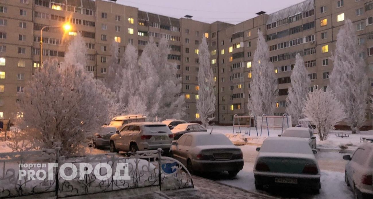 В Чувашии морозы крепчают и возвращают жителей в настоящую зиму