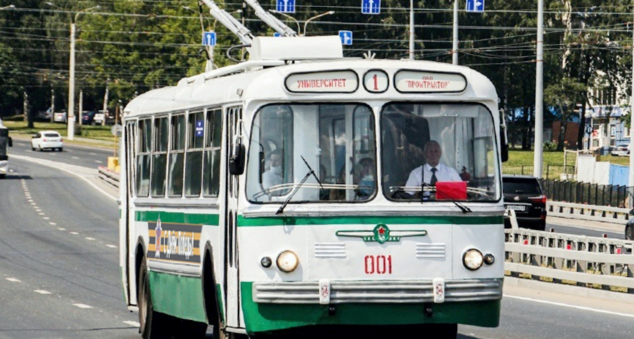 В День Победы на маршрут в Чебоксарах выйдет советский троллейбус ЗиУ-5