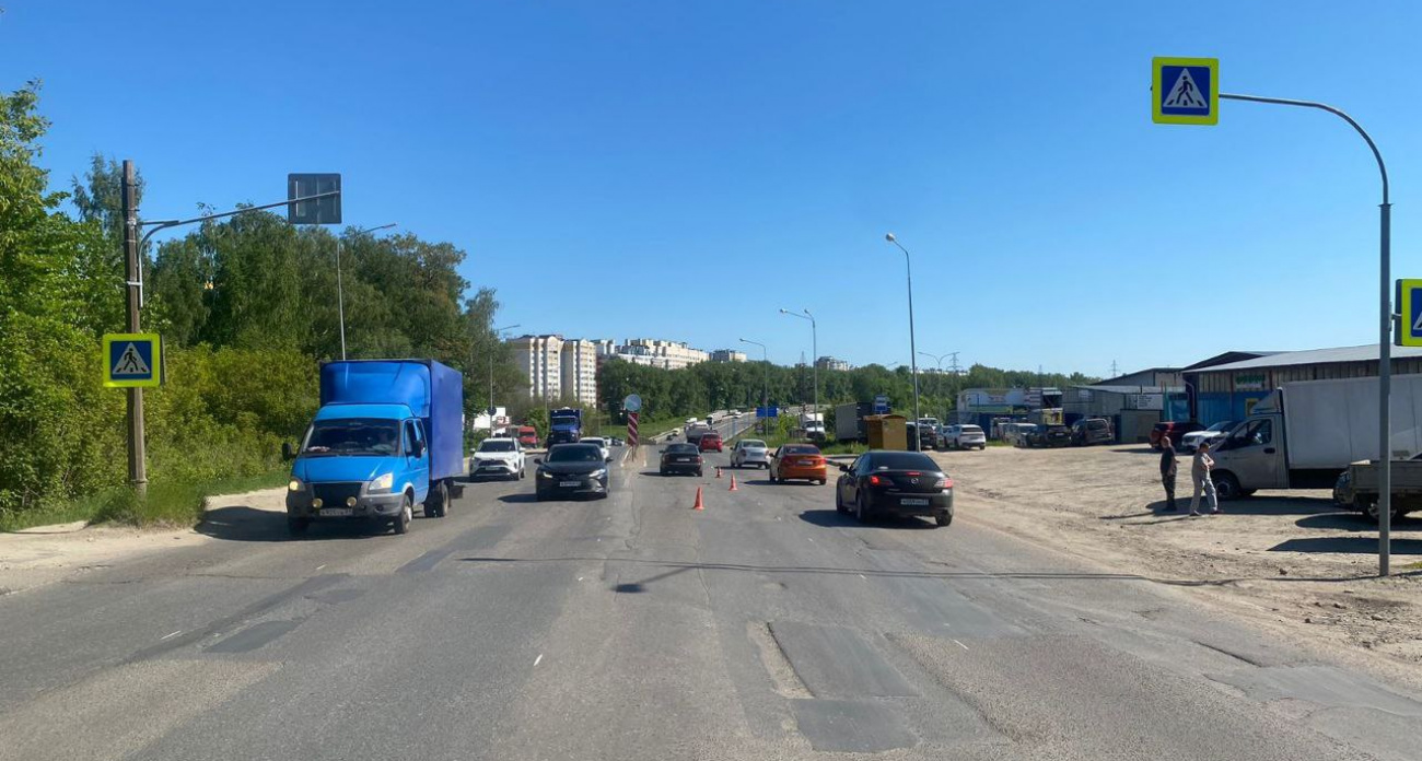 В Чебоксарах водитель Audi А4 сбил пешехода