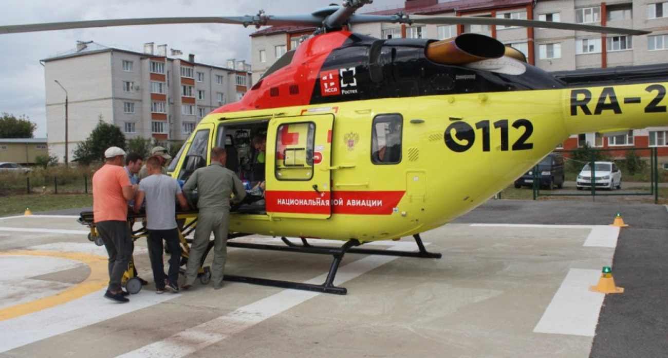 В Чувашии вертолет санавиации доставил в больницу первую в этом году пациентку 