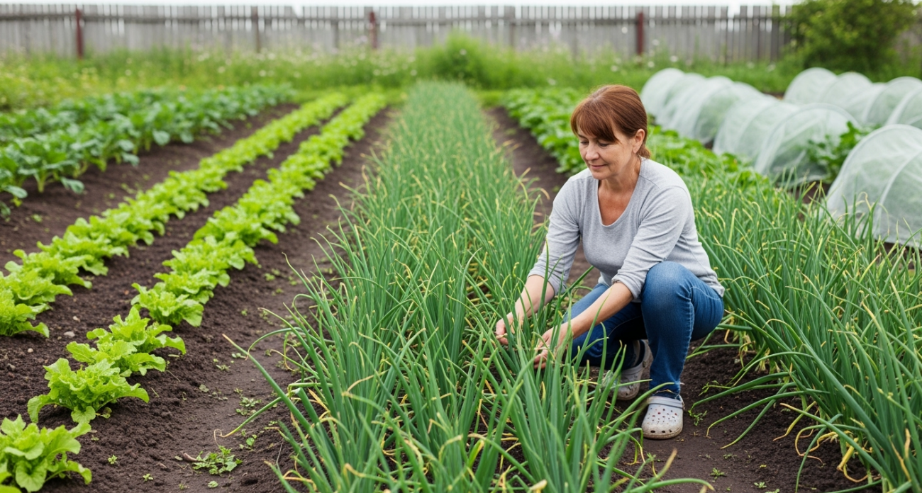 Рассыпала на грядку в начале июня — и луковой мухи нет все лето: на луке нет ни одного желтого перышка за сезон