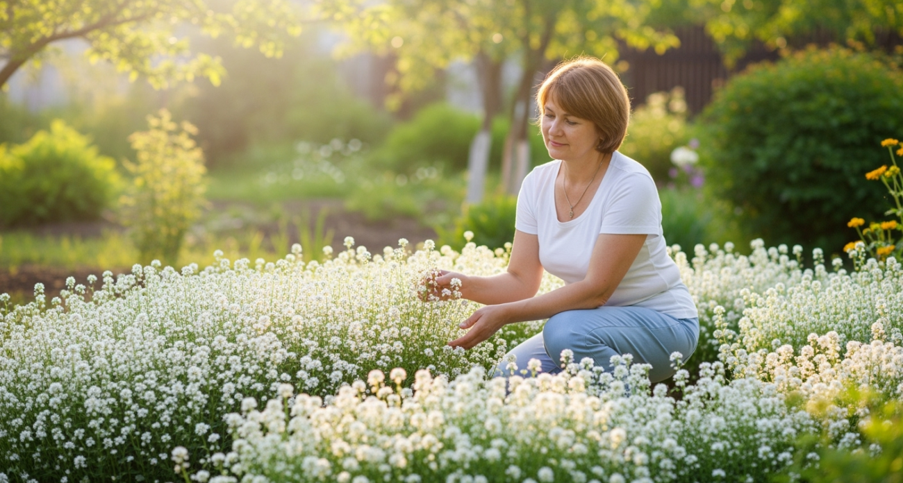 Этот многолетник цветет изящными перламутровыми жемчужинами и не требует заботы