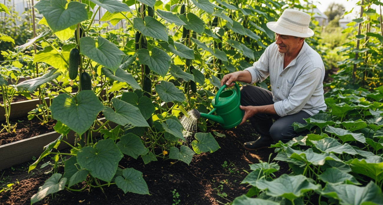 Не зола и не коровяк: вот чем подкормить огурцы в июле – собираю ведрами, с одного куста по 7 килограммов