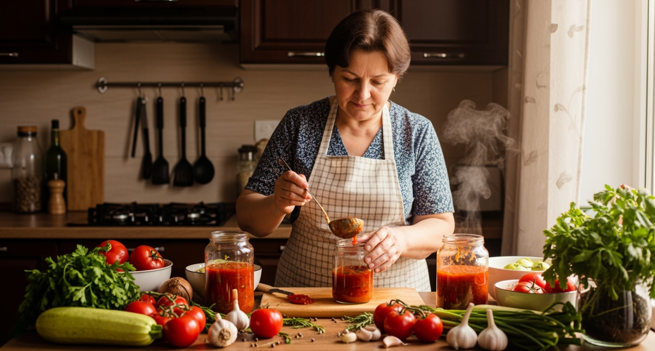 Аджика из кабачков за час: пальчики оближешь от такой вкусной заготовки на зиму