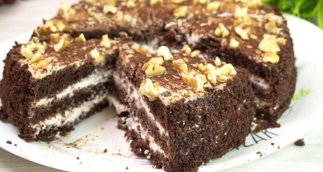 Вся семья ждет, когда я приготовлю: делаю торт "Три стакана" на скорую руку – получается невероятно вкусно