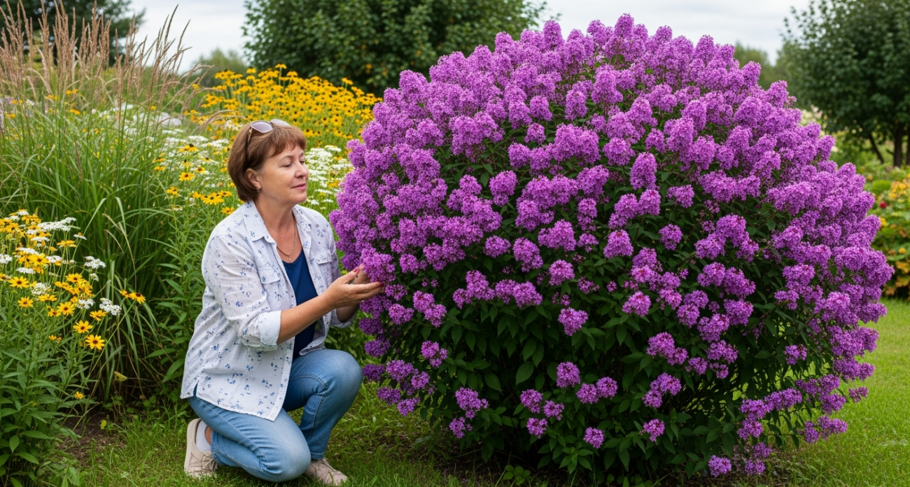 Этот многолетник затмит все цветы: пышные лиловые облака цветут до октября