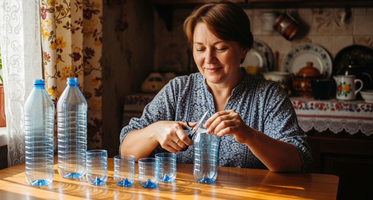 Никогда не выбрасывайте пластиковые бутылки: разрежьте на 3 части и получите незаменимую вещь для дома