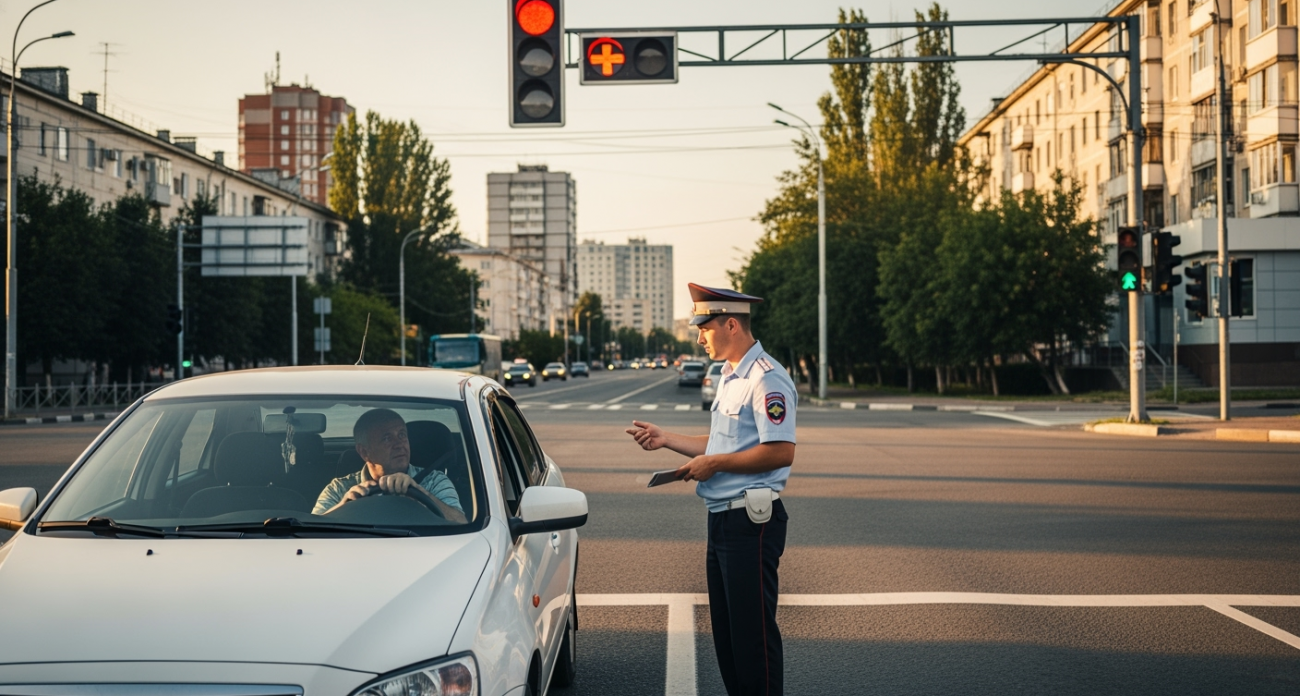 ГАИ раскрыла секрет: что делать, если уже пересек стоп-линию при красном светофоре