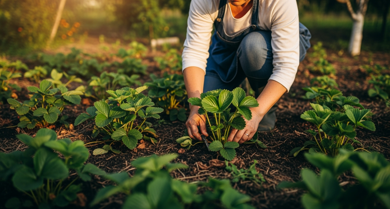 В августе подкармливаю клубнику 3 раза — секрет богатого урожая на будущий год