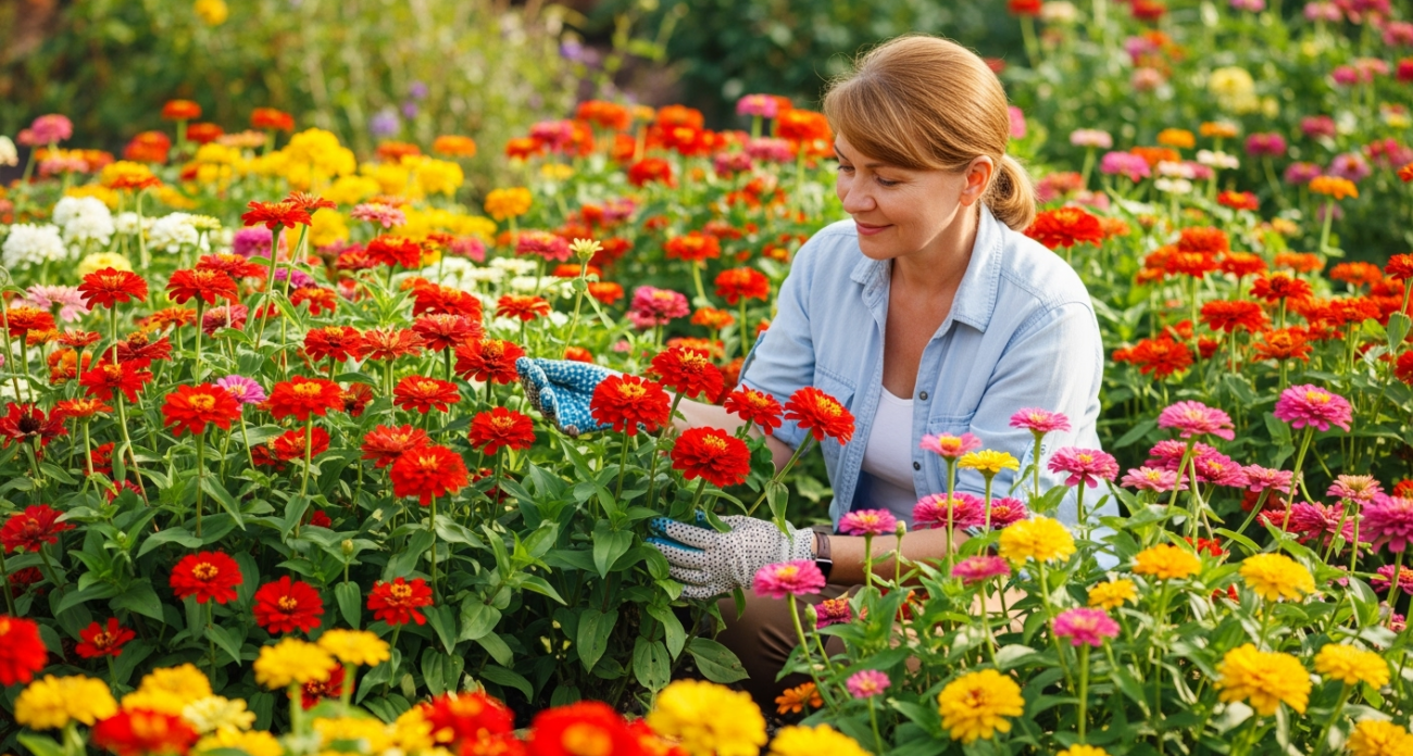 Секрет пышного цветения цинний: опытный агроном раскрыл лучшую летнюю подкормку