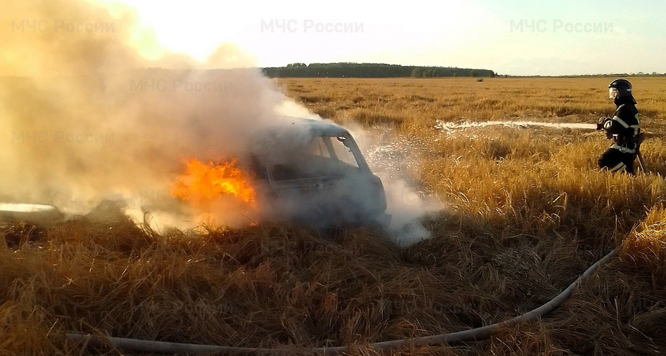 За сутки в Чувашии два автомобиля пострадали от пожаров