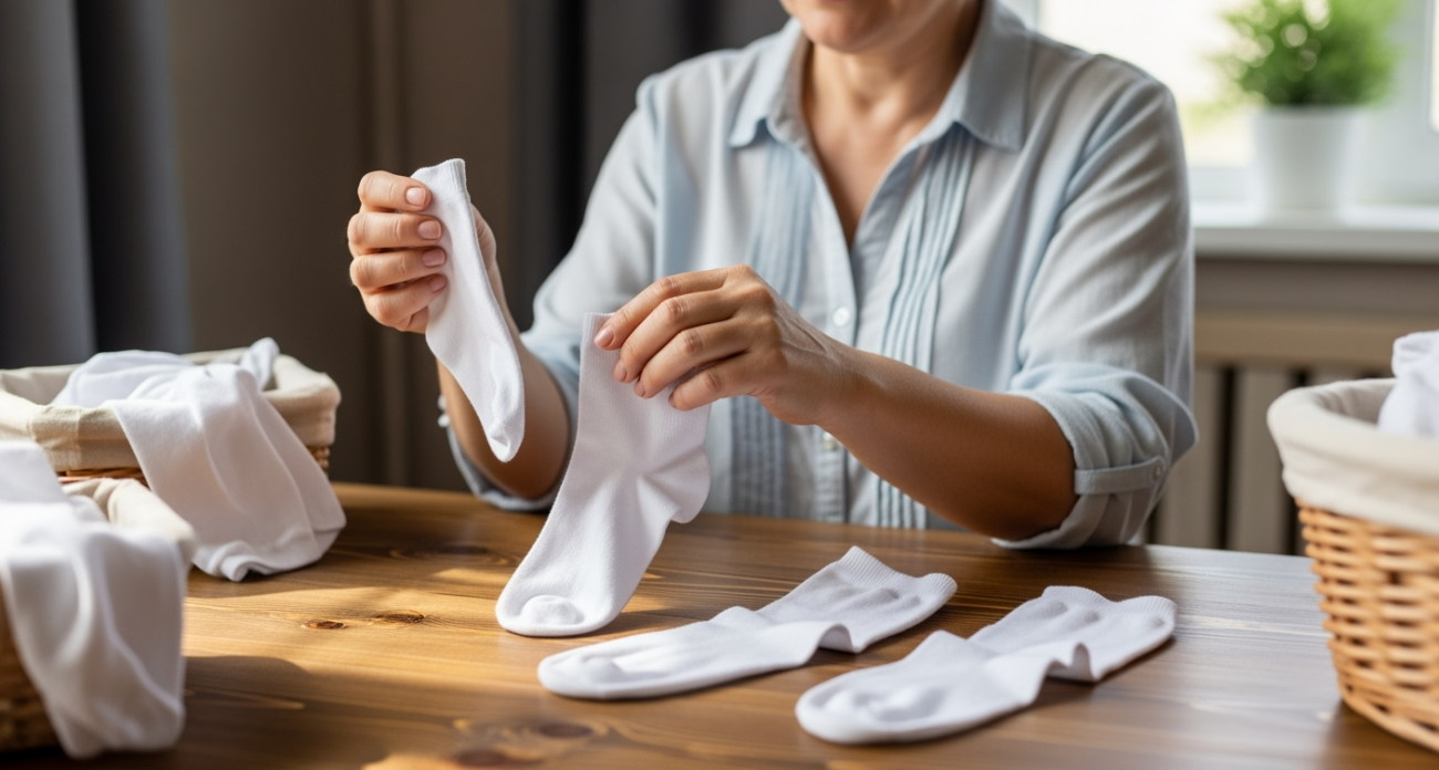 Белоснежные носки без кипячения и химии: проверенный секрет, который сэкономит вам тысячи рублей