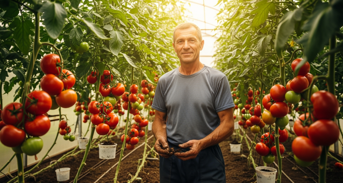 Собираю по 10 кг мясистых томатов с куста без белых жилок: агроном раскрыл секрет древесной золы