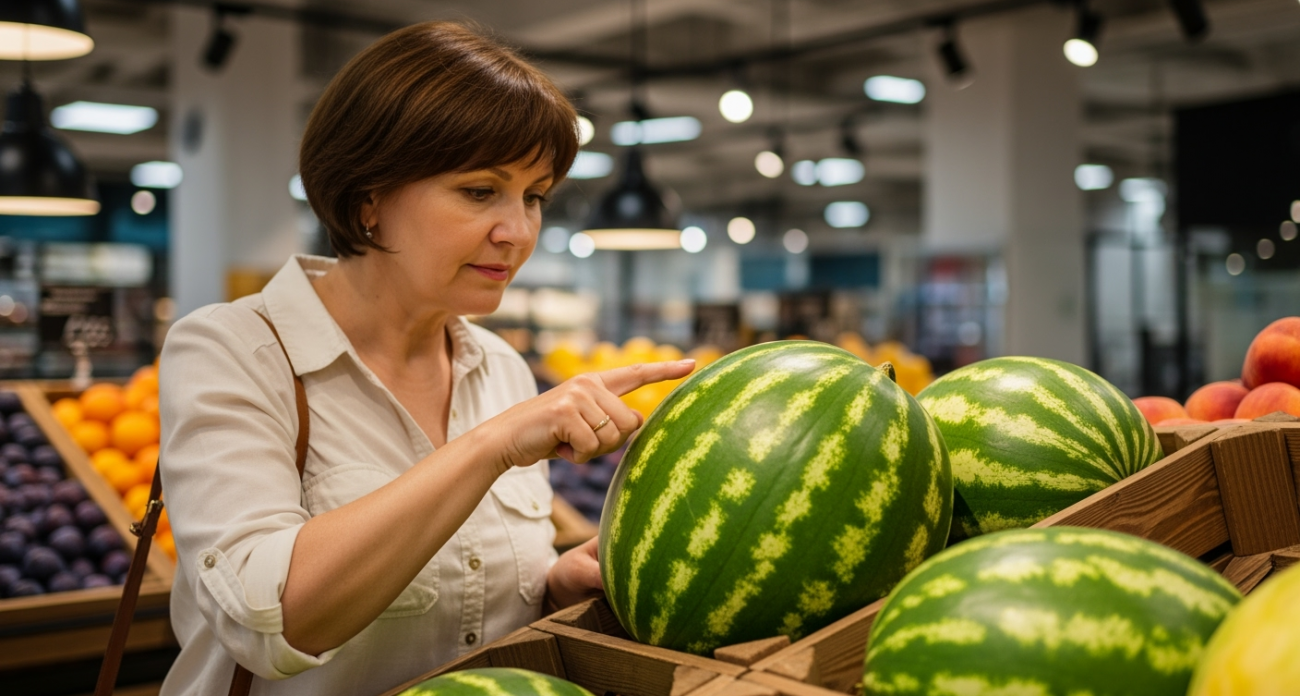Один точный признак выдаст самый спелый арбуз — понадобится только палец