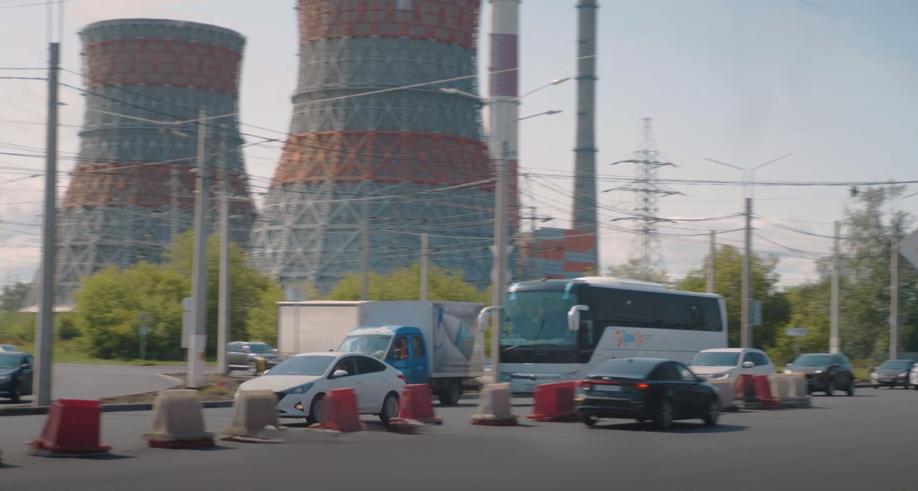 В Чебоксарах завершен ремонт на Марпосадском шоссе Чебоксар: теперь светофор вместо круговой развязки