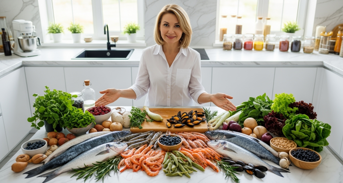 Не только креветки: диетолог раскрыла секрет продуктов, которые омолаживают и спасают от стресса