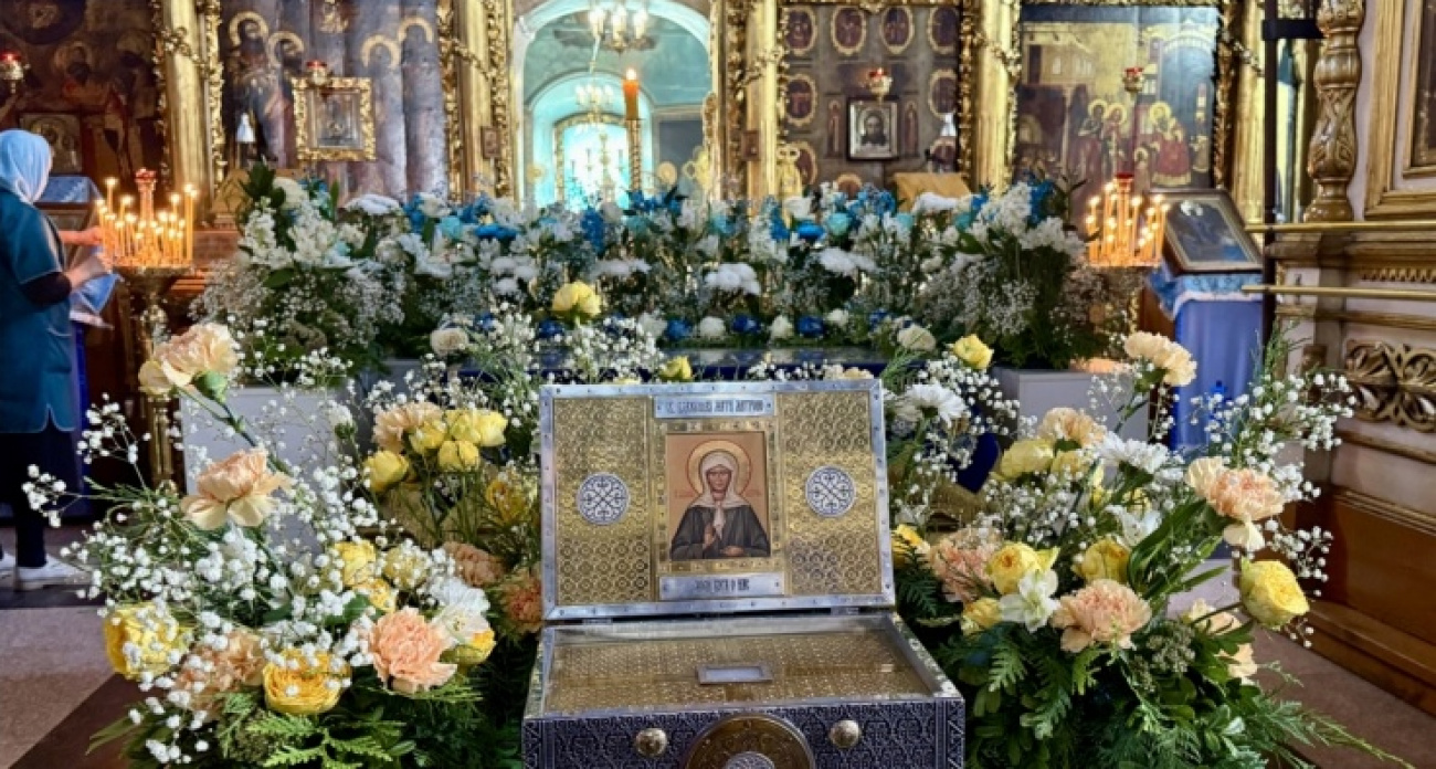 В Чебоксары привезли ковчег с частицей мощей святой Матроны Московской