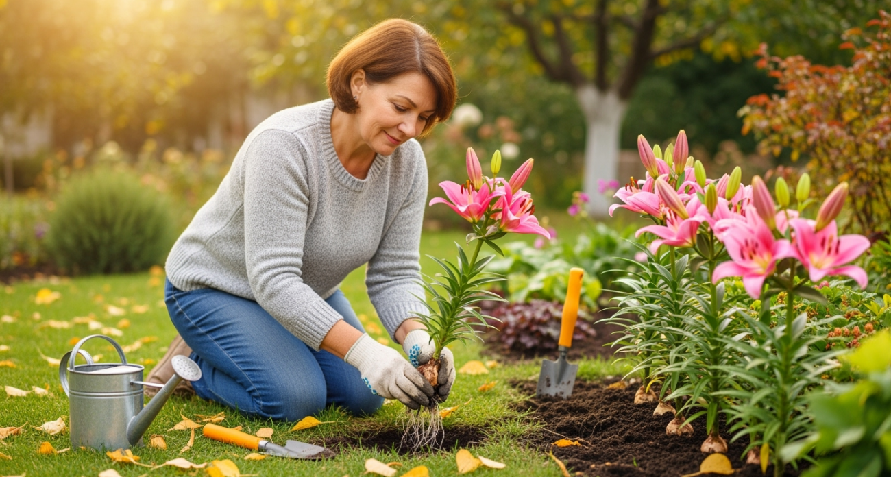 Секрет сентябрьской пересадки лилий, который знают только опытные садоводы: одна хитрость превратит ваш сад в королевский цветник