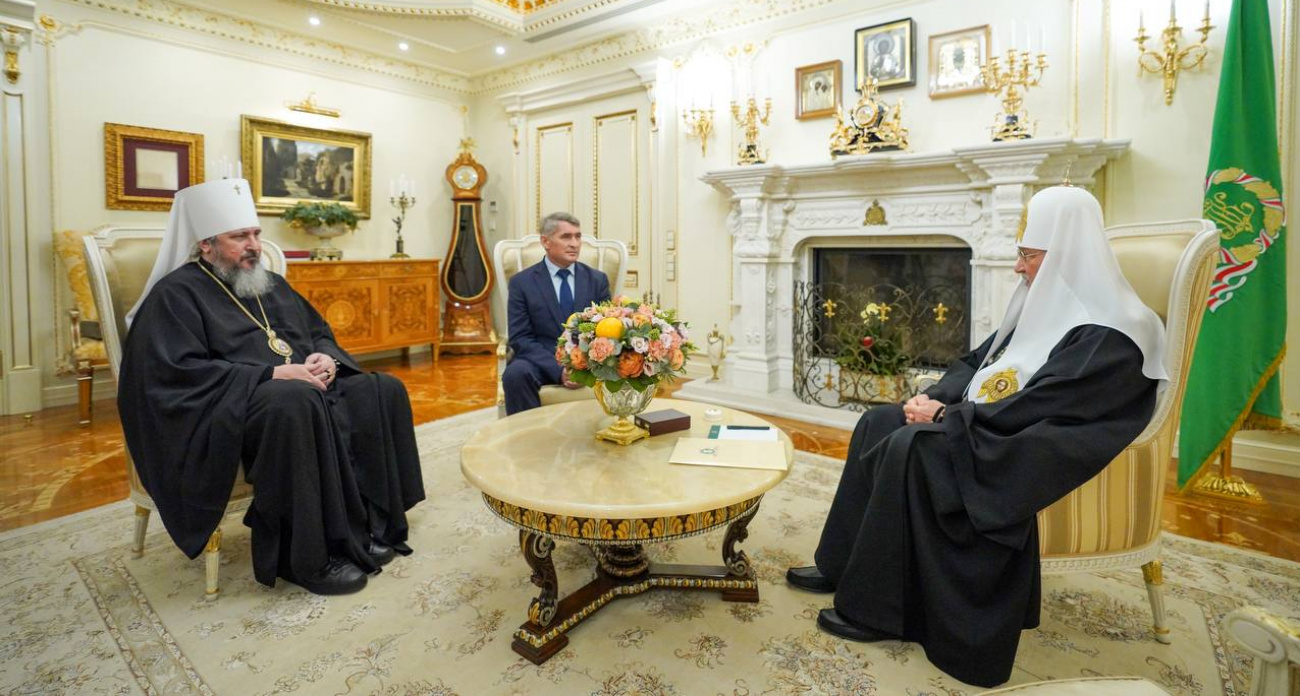 Савватий вместе с Николаевым побывал в гостях у патриарха Кирилла