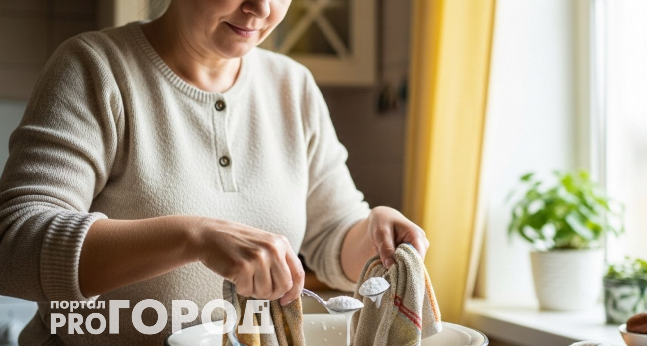 Перестала вываривать старые полотенца в кастрюле: кладу 2 ложки на таз - станут как новые