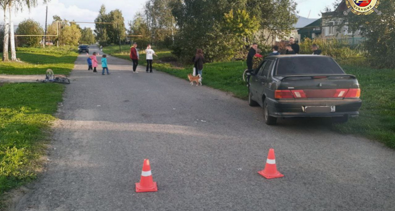 В Чувашии бесправный водитель сбил девочку: она в больнице с тяжелыми травмами головы