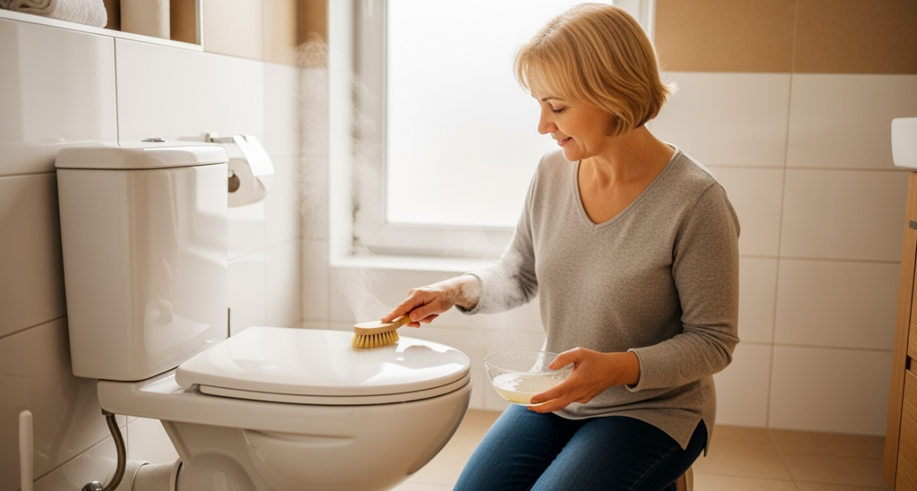 Три ингредиента с кухни растворят многолетний налет за ночь: что происходит в унитазе без вашего участия