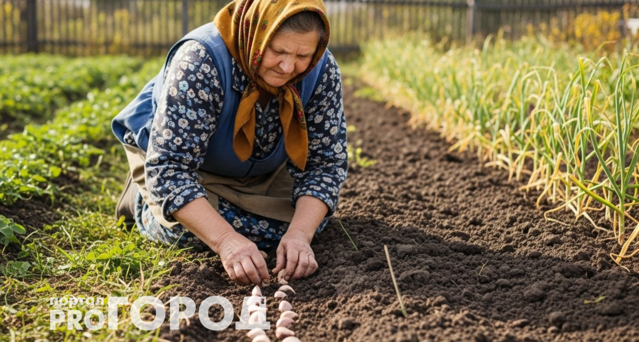 Сажаю чеснок по осени правильно: на следующий год головки вырастают с кулак 