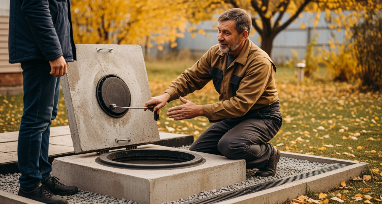 Дед бросил в яму 4 куска карбида размером с яблоко — через неделю откачка больше не понадобилась