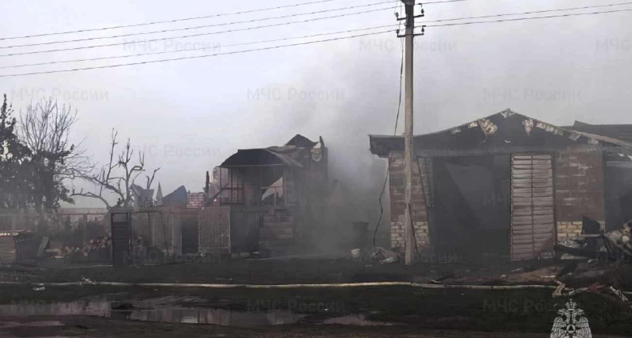 В одном из районов Чувашии более двух часов тушили хозяйство сельчанина, но все сгорело