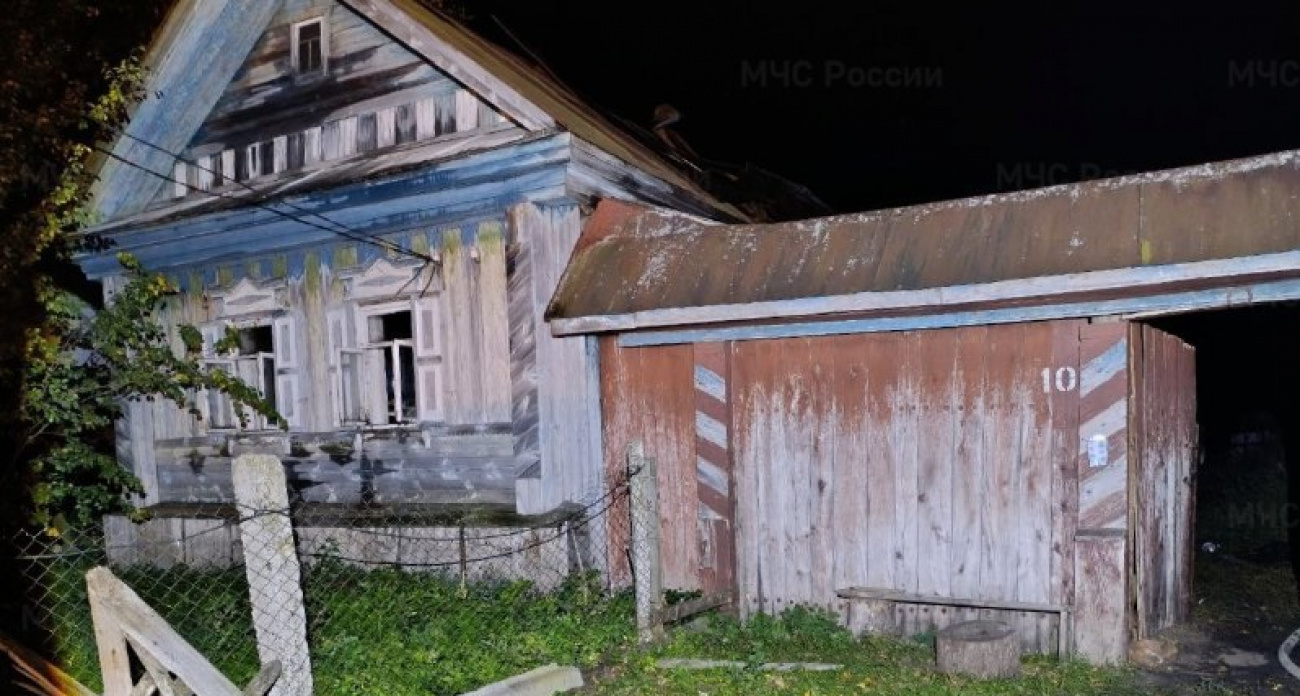В Чувашии после тушения дома нашли тело погибшей хозяйки